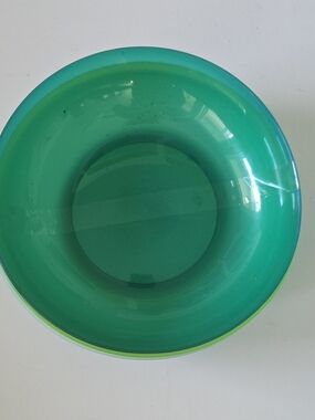 Green Glass Serving Bowl - Brand